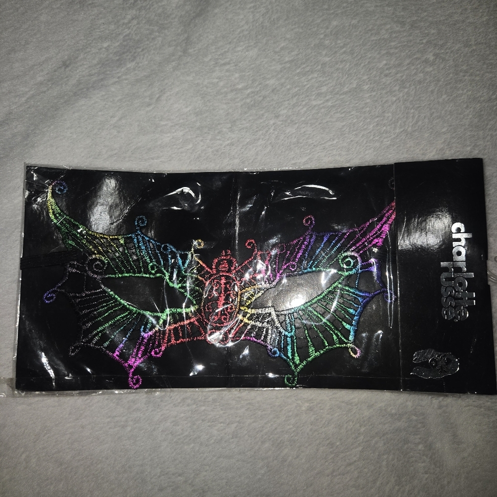 Charlotte Russe Multicolor Butterfly Mask